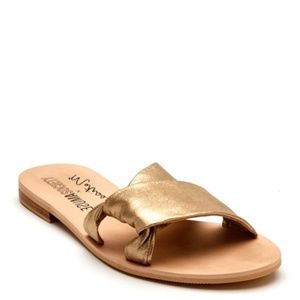 Matisse – Capri Slide Leather Sandal Gold / 9M